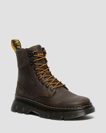 Dr Martens Tarik Crazy Horse Leren Vrijetijdslaarzen Dames Donkerbruin | NL 673HAP